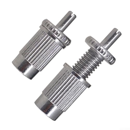 E-Gitarrenteile 2 Stück Tremolo Bridge Saitenhalter Adapter Nieten für LP-Modelle (Silber) von EpheyFIF