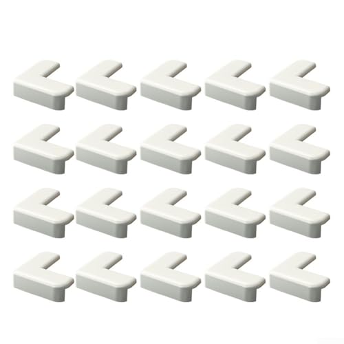 EpheyFIF Eckenschutz für Möbel, Tisch, 20 Stück, Sicherheits-Eckenschutz für Kinder, Anti-Kollisions-Eckenschutz, weiche Verpackung, Aufkleber, Schutzhülle (weiß) von EpheyFIF
