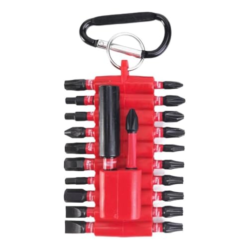 Elektrischer Schraubendreher-Bit-Set 22-teilig mit Magnethalter und Stahl-Bits, Enthält Mehrere Bit-Stile PH T SQ PZ Sechskant für verschiedene Haushaltsaufgaben (C (Sechskant)) von EpheyFIF