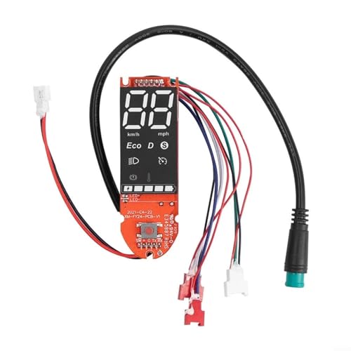 Elektroroller-Ersatz-Messgerät für Xiaomi M365/Pro, 7,2 x 2,3 cm Aluminium-Armaturenbrett mit 24,9 cm Kabel, rotes verschleißfestes Display für langfristige Nutzung Elektroroller-Ersatz-Messgerät für Xiaomi M365/Pro, 7,2 x 2,3 cm Aluminium-Armaturenbrett mit 24,9 cm Kabel, rotes verschleißfestes Display für langfristige Nutzung von EpheyFIF