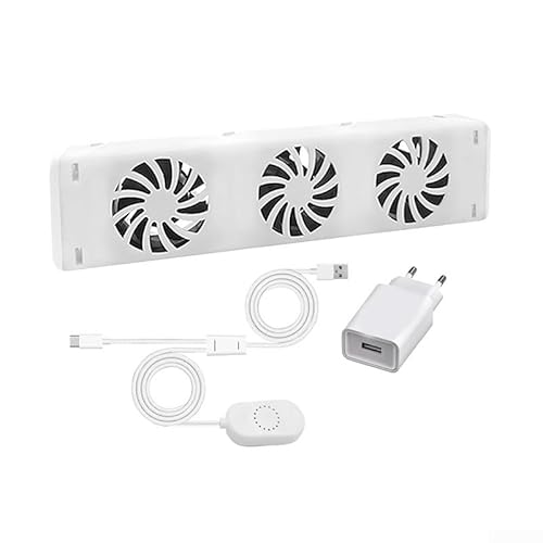 EpheyFIF 3-Fan Home Radiator Magnetischer Smart Cooling Fan Kaminventilator Heizkörper Ventilator Erweiterungsset Für Unterheizungen Und Heizkörper - Zum Heizkosten Und Energie Sparen von EpheyFIF
