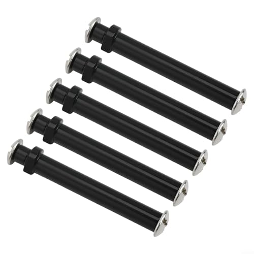EpheyFIF Aluminium-Angelrollengriffe, geeignet für Daiwa-Modelle, leicht, 5 Stück (5 Stück, schwarz) von EpheyFIF