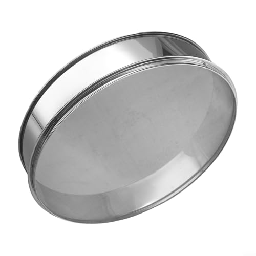 EpheyFIF Edelstahl Rundes Mehlsieb Sieb Edelstahl Mehlsieb Edelstahl Professionelles Rundes Mehlsieb Sieb Küche Feinmaschiger Filter 40cm Größe Feinmaschiges Sieb von EpheyFIF