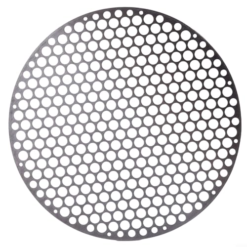 EpheyFIF Grillnetz, Edelstahl, rundes Grillnetz, Grillmatte, Carbon-Ofen-Dampfnetze, wiederverwendbare Dampfnetze, Grillrost (24 cm) von EpheyFIF