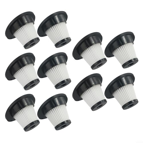 EpheyFIF 10 Stück Waschbare Ersatzfilter, Ersatz-HEPA-Filter für VacLife VL188, VL189 Handstaubsauger-Zubehör, Filterelement von EpheyFIF