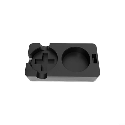 Espresso-Tamping-Station – PLA-Coffee Bar Organizer mit Tamper-/Verteiler-/Siebträger-Haltern | 2 Größen schwarze Workflow-Station (17 cm/24,5 cm) (A) von EpheyFIF
