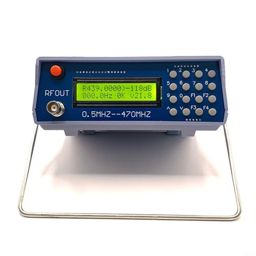 FM-Radio-Gegensprechanlage Signalgenerator, 0,5 m - 470 MHz, Frequenzmessgerät, Tester für Walkie-Talkie-Debugging mit integrierter 800 Hz Audio-Modulation und CTCSS-Funktion FM-Radio-Gegensprechanlage Signalgenerator, 0,5 m - 470 MHz, Frequenzmessgerät, Tester für Walkie-Talkie-Debugging mit integrierter 800 Hz Audio-Modulation und CTCSS-Funktion von EpheyFIF