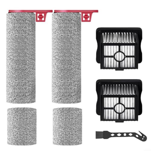 Filterrollen-Bürsten-Set für Eureka RapidWash NEW730/NEW730BK – hochdichte Mikrofaserbürste & Filter-Kombination | sanft zu Hartholz-/Marmorböden + Reinigungswerkzeug von EpheyFIF