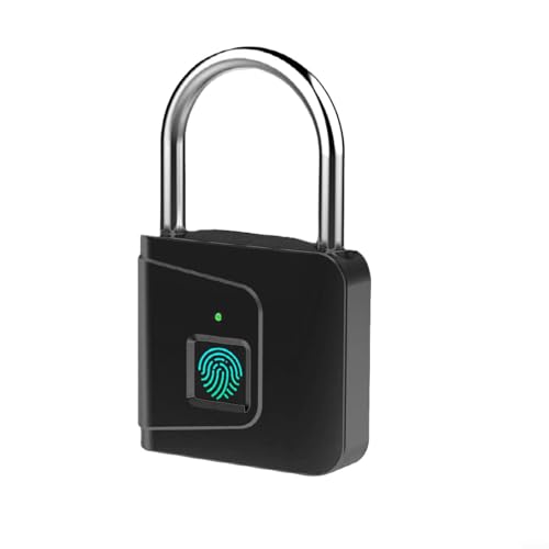 Fingerabdruckschloss, Schloss mit Fingerabdruck, Vorhängeschloss Fingerabdruck Smart Fingerabdruck, Smart Lock mit Fingerabdruckerkennung, Zinklegierung Konstruktion und lange Akkulaufzeit Fingerabdruckschloss, Schloss mit Fingerabdruck, Vorhängeschloss Fingerabdruck Smart Fingerabdruck, Smart Lock mit Fingerabdruckerkennung, Zinklegierung Konstruktion und lange Akkulaufzeit von EpheyFIF