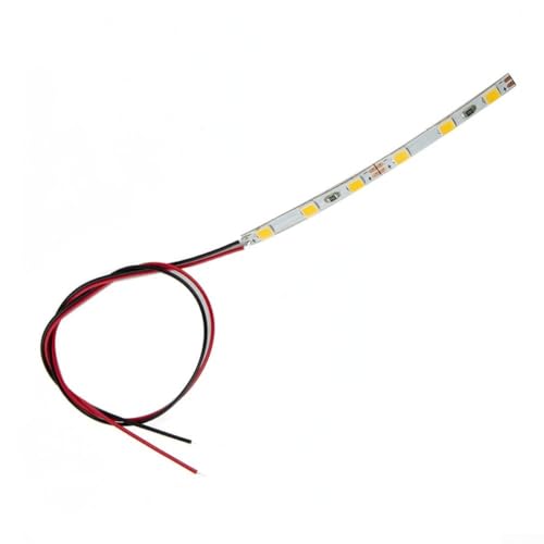 Flexible LED-Streifen für Puppenhäuser für vorverdrahtete weiße Lichter, perfekte Passform für 12 V bis 18 V Systeme (warmes Licht) von EpheyFIF