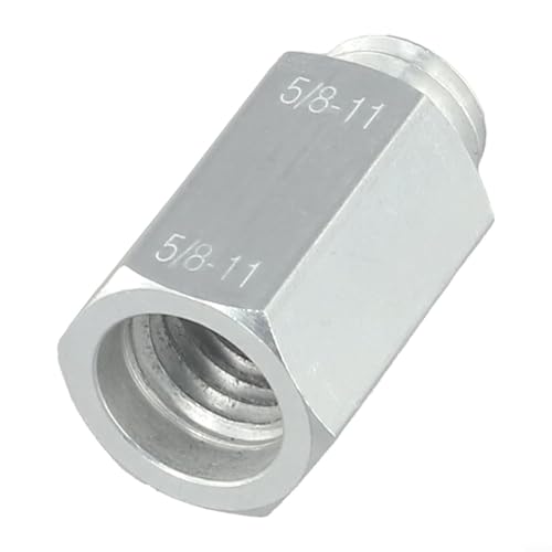 Für Winkelschleifer Polierer 58 11 Extender Bolt Adapter für doppelseitige Wollpads Gewindeadapter Metall 5/8 11 Innen- und Außengewinde kompatibel von EpheyFIF