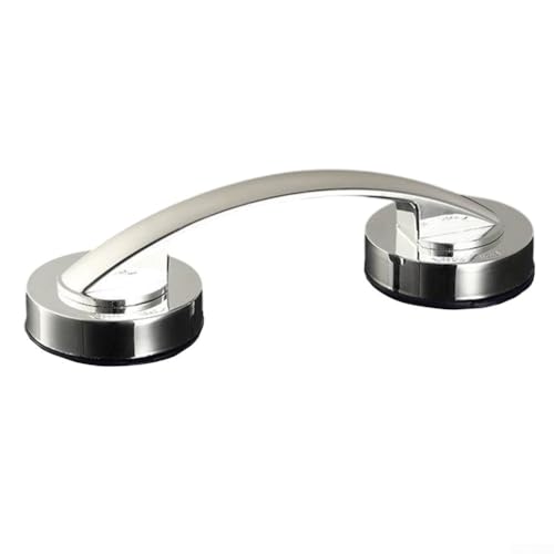 Für langlebigen Saugnapfgriff für Bad und Küche, einfache Installation auf glatten Oberflächen, Tragfähigkeit 5 kg (Silber) von EpheyFIF