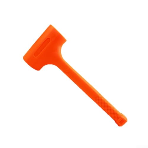 Gummihammer mit Totschlag-Technologie mit Stahl-Schusskern für verbesserte Funkenfestigkeit, kein Rückprall mit komfortablem Griff für den professionellen und Heimwerker (0,5 kg) von EpheyFIF