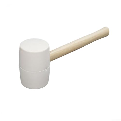 Gummihammer mit ergonomischem Holzgriff für Stabilität und kontrolliertes Einschlagen für Hausrenovierung, Fliesenarbeiten und Möbelmontage Gummihammer mit ergonomischem Holzgriff für Stabilität und kontrolliertes Einschlagen für Hausrenovierung, Fliesenarbeiten und Möbelmontage von EpheyFIF