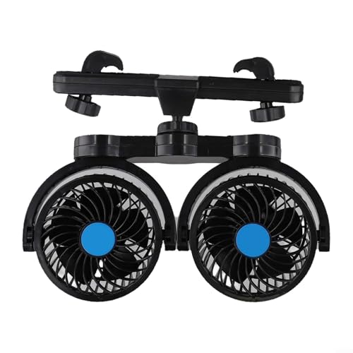 Kompakter 12 V Auto-Kopfstützenventilator mit einstellbarer Geschwindigkeit und leisem Betrieb von EpheyFIF