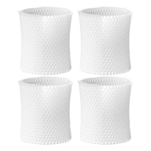 Luftbefeuchter-Ersatzfilter für Baldachin, 8-lagiges Netz-Design, Absorptions-Filtrationssystem für Nachttisch und Kinderzimmer, Luftreinigung, weiß, 2er-Pack, 6 Wochen Nutzung (4 Stück) von EpheyFIF