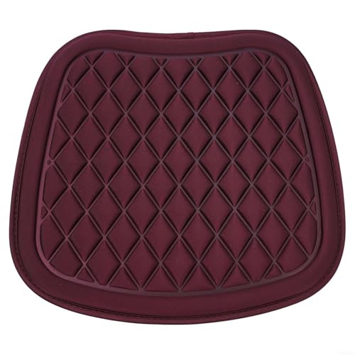Memory Foam Fahrersitzkissen mit rutschfester Silikonbasis, 3D-konvexes Diamant-Design für Atmungsaktivität und Wärmereduzierung, geeignet für Auto, Zuhause und Arbeitssitze (Lafited Red) von EpheyFIF