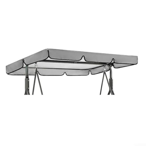 Outdoor Swing Sunshade Easy to Clean Canopy Cover for Dust and Water Protection (Gray 142x120x18cm) von EpheyFIF
