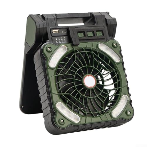 Picknick-Tischventilator, tragbarer Solar-Ventilator mit LED-Licht-Timer, Tischventilator für Camping, Outdoor, Innenbereich, Picknick, solarbetriebener Ventilator mit LED-Licht und Timer für Komfort Picknick-Tischventilator, tragbarer Solar-Ventilator mit LED-Licht-Timer, Tischventilator für Camping, Outdoor, Innenbereich, Picknick, solarbetriebener Ventilator mit LED-Licht und Timer für Komfort von EpheyFIF