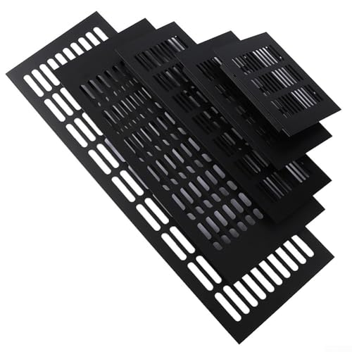 Rechteckige Lüftungsabdeckung aus Aluminium für Schrank und Kleiderschrank, Lüftungsgitter für geschlossene Räume (150 x 225 mm) von EpheyFIF