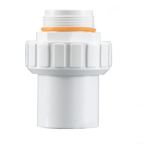 Schwimmbad Sandfilter Union PVC Wasserrohrverbinder Gerade Gewindeverbindungen, 1,5 Zoll 2 Zoll Größenoptionen Für Pool Filter Tank Anschluss Pool Ausrüstung Wartung (5.1 cm Weiß) von EpheyFIF
