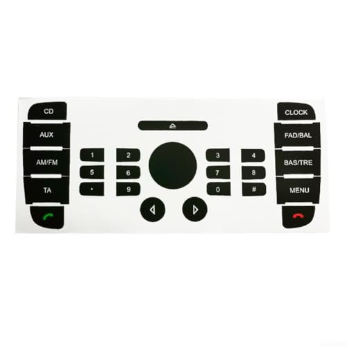 Set von Vinyl-Reparatur-Aufklebern für Ford Mondeo 6000CD Radio Control Interface Set von Vinyl-Reparatur-Aufklebern für Ford Mondeo 6000CD Radio Control Interface von EpheyFIF