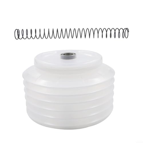 Staubsammelabdeckung für Lochöffner, PVC transparente Staubschale mit Gewindebeiß-Design (175 x 112 mm), passend für bis zu 18 mm Schaftsägen, Wand-/Deckenschutz für Holz/Kunststoff/Gips von EpheyFIF