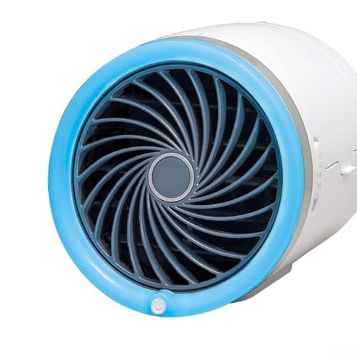 Tragbarer Luftzirkulationsventilator mit 3 einstellbaren Geschwindigkeitsstufen und wiederverwendbaren Kühlakkus, multidirektionaler Entlüftung und LED-Leuchten zur Verbesserung der Tragbarer Luftzirkulationsventilator mit 3 einstellbaren Geschwindigkeitsstufen und wiederverwendbaren Kühlakkus, multidirektionaler Entlüftung und LED-Leuchten zur Verbesserung der von EpheyFIF