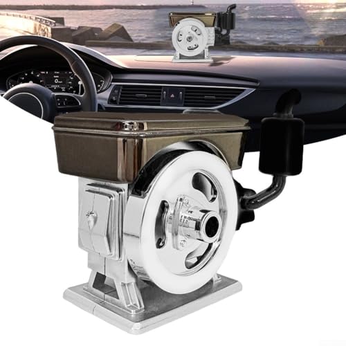 Tragbarer Solar-Auto-Lufterfrischer mit automatischer Rotation und umweltfreundlicher Duftstreuung (Zen-Char) von EpheyFIF