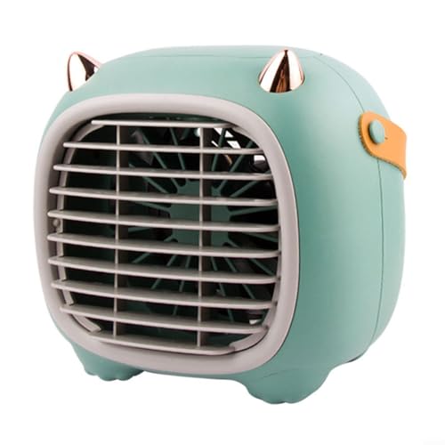 Tragbarer USB-Schreibtischventilator, elektrischer Mini-Desktop-Ventilator mit verstellbarem Kopfneigung, leiser Betrieb, kleiner persönlicher Tischventilator für Büro, Zuhause, Schlafzimmer von EpheyFIF