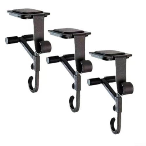 Verstellbare Doppelhaken-Girlande und Strumpfhalter aus rostbeständigem Metall, passend für Kaminsims bis zu 20,3 cm, keine Bohrinstallation für den Urlaub (Haken 2 bis 3 Packungen) von EpheyFIF