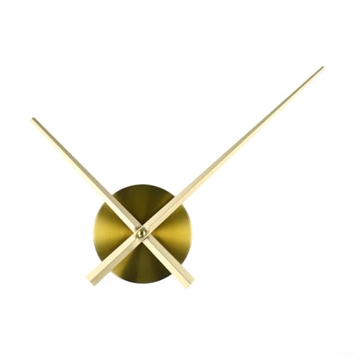 Wanduhr-Uhrwerk-Set für DIY-Projekte, ersetzen oder reparieren Sie Ihre Uhr einfach (Gold) von EpheyFIF