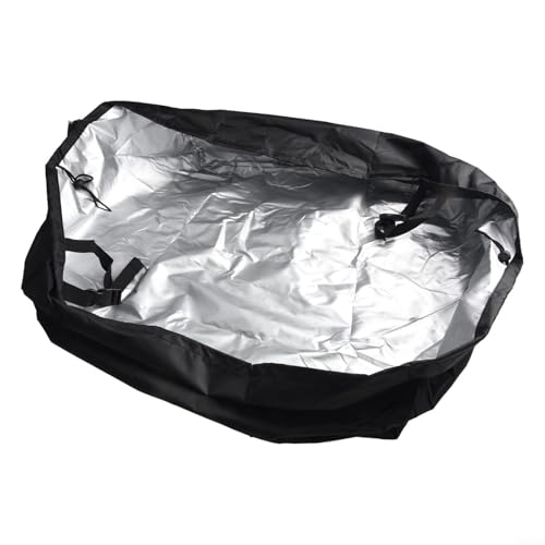 Wasserdichte staubdichte Gas-Pizzaofen-Abdeckung, 420D Oxford UV- und reißfester Outdoor-Schutz, kompatibel mit Cozze 90347, 43,2 cm, verstellbare Schnallenriemen (62 x 62 x 28 cm) von EpheyFIF