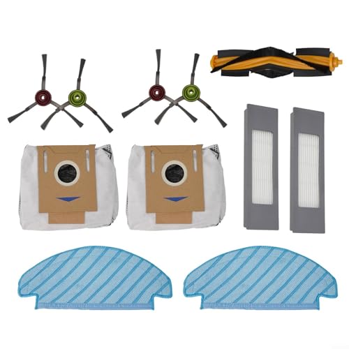 Wischmopp für Pads & Staubbeutel Ersatz-Set maßgeschneidert für DEEBOOT N10/N10 PLUS Saugroboter (A) von EpheyFIF