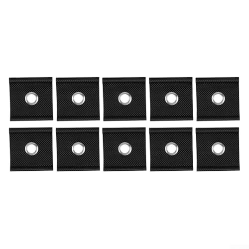 Wohnmobil-Markisen-Clip-Set, 10 Stück, ideal für den Innen- und Außenbereich, mit Rohrschienen in den Größen 5, 6 mm und 7 8 mm (schwarz) von EpheyFIF