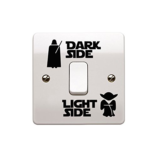 Light Side Dark Side Light Switch Vinyl Decal Sticker Child Room Lightswitch Wall Art Vader Yoda - EPIC MODZ Light Side Dark Side Light Switch Vinyl Decal Sticker Child Room Lightswitch Wall Art Vader Yoda - EPIC MODZ von Epic Modz