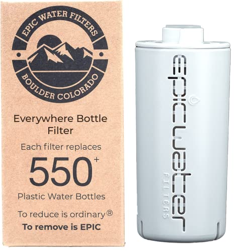 Epic Everywhere Bottle Filter Complete Filter | 1-Pack | 75 Gallon Total Filter Life | 3-4 month Supply | Compatible with all Epic Water Bottles | Replaces Everyday and Outdoor von Epic Water Filters