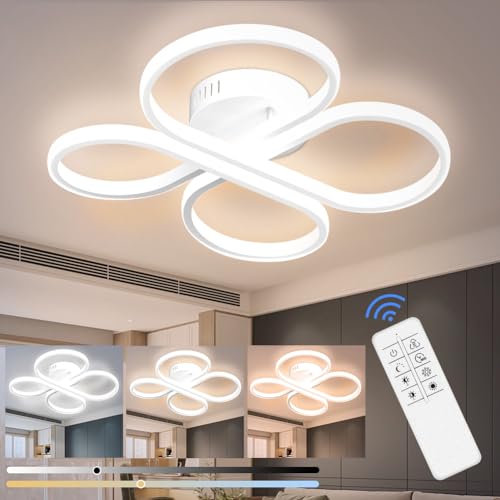Epicflare LED Deckenleuchte 40W 2900LM Aluminium LED Deckenleuchte Dimmbar Moderne Runde Design Deckenlampe LED Deckenbeleuchtung LED Schlafzimmerlampe für Schlafzimmer Wohnzimmer Küche Balkon von Epicflare