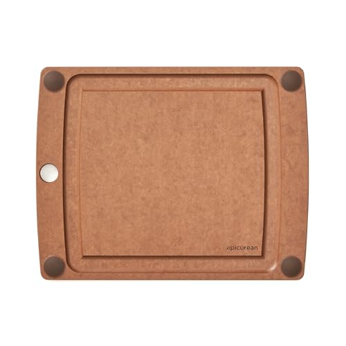 Epicurean 505-120903002 All-In-One Schneidebrett mit rutschfesten Füßen und Saftrille, Papier-Verbundwerkstoff, Muskatnuss/Braun Epicurean 505-120903002 All-In-One Schneidebrett mit rutschfesten Füßen und Saftrille, Papier-Verbundwerkstoff, Muskatnuss/Braun von Epicurean