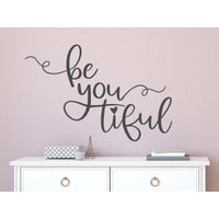 Be You Tiful - Wandaufkleber Spiegel Aufkleber Vinyl Wand-Dekor Mädchen-Badezimmer-Dekor Mädchenzimmer Tanzen Be Be You Tiful - Wandaufkleber Spiegel Aufkleber Vinyl Wand-Dekor Mädchen-Badezimmer-Dekor Mädchenzimmer Tanzen Be von EpiphanyDecals