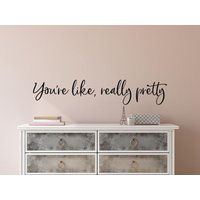 Du Bist Wie Ein Wirklich Hübscher Wandaufkleber - Spiegelaufkleber Aufkleber Spiegel Affirmation von EpiphanyDecals