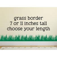Grass Wandaufkleber - Höhe Und Länge Frei Wählbar von EpiphanyDecals