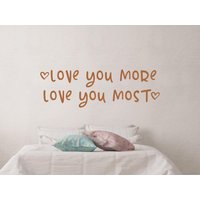 Ich Liebe Dich Mehr, Am Meisten, Wandaufkleber, Spiegelaufkleber, Mehr Wandkunst, Spiegelaufkleber Badezimmer Ich Liebe Dich Mehr, Am Meisten, Wandaufkleber, Spiegelaufkleber, Mehr Wandkunst, Spiegelaufkleber Badezimmer von EpiphanyDecals