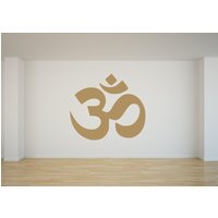 Ohm Wand Aufkleber - Kunst Zeichen Symbol Yoga Vinyl Meditation -Meditation von EpiphanyDecals