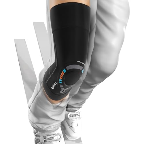 Epitact | Physiostrap Ski-Kniebandage | Schwaches und Schmerzhafte Knie | Entlastet und Stabilisiert das Knie, Verstärkte Patellaführung | Ultradünn, Flexibel, Leicht | Optimaler Halt (XL) von Epitact
