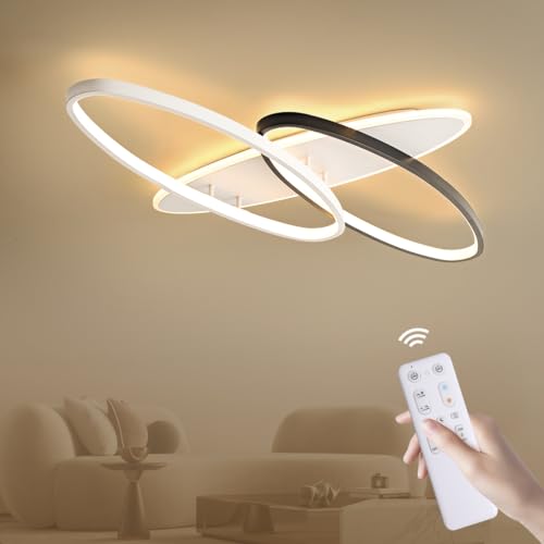 Epochglo LED Deckenlampe Wohnzimmer 52W, LED Deckenleuchte Dimmbar mit Fernbedienung, Led Deckenbeleuchtung mit der Speicher & Timing Funktion für Schlafzimmer Flur Küche Büro Esszimmer Balkon Epochglo LED Deckenlampe Wohnzimmer 52W, LED Deckenleuchte Dimmbar mit Fernbedienung, Led Deckenbeleuchtung mit der Speicher & Timing Funktion für Schlafzimmer Flur Küche Büro Esszimmer Balkon von Epochglo