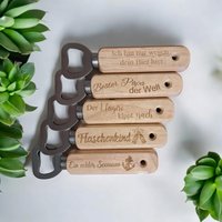Personalisierter Flaschenöffner - Gravur Mit Name Oder Wunschspruch, Originelles Geschenk von Epodreams