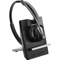 EPOS Telefon On Ear Headset DECT Stereo Schwarz Noise Cancelling Mikrofon-Stummschaltung von Epos