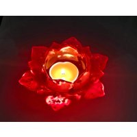 Teelichthalter Lotus Aus Epoxidharz von EpoxyHandmadeDreamsS