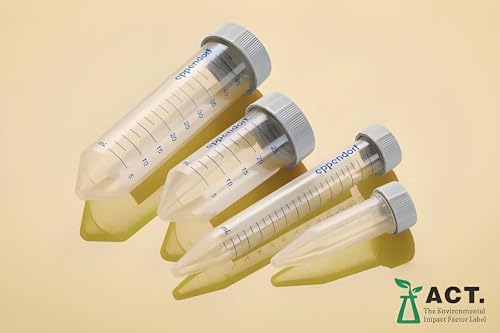 Eppendorf® Tubes® BioBased 50 mL mit Schraubdeckel, Sterile, 500 Gefäße (20 Beutel à 25 Stück) von Eppendorf